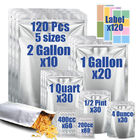Die Cut 8 Mil Thick Custom Mylar Bag Food Storage Zip Top Silicone Bags With Zipper